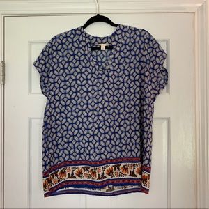 miami Patterned Blouse